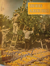 Журнал «Southern Agriculturist», январь 1948