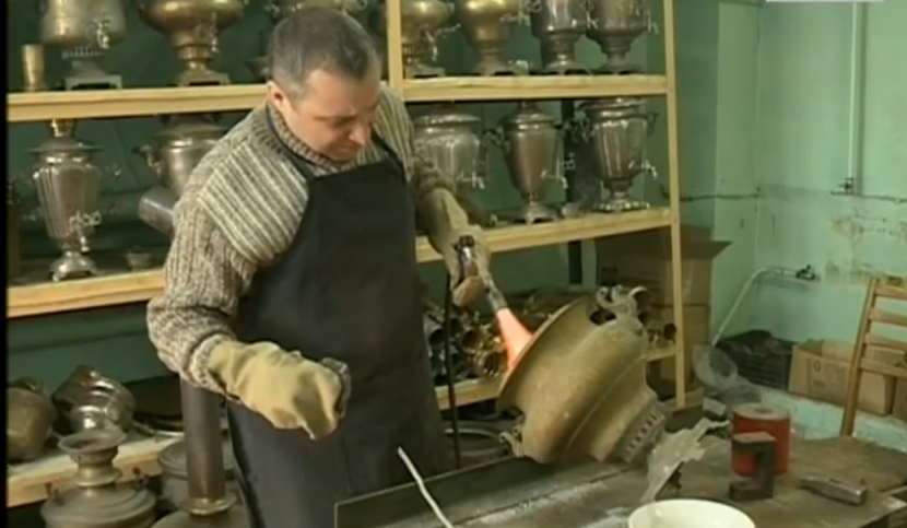 Руслан Михеев, реставратор самоваров