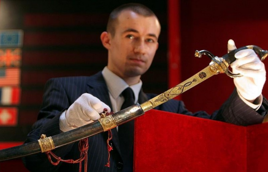 Сабля Наполеона из дамасской стали