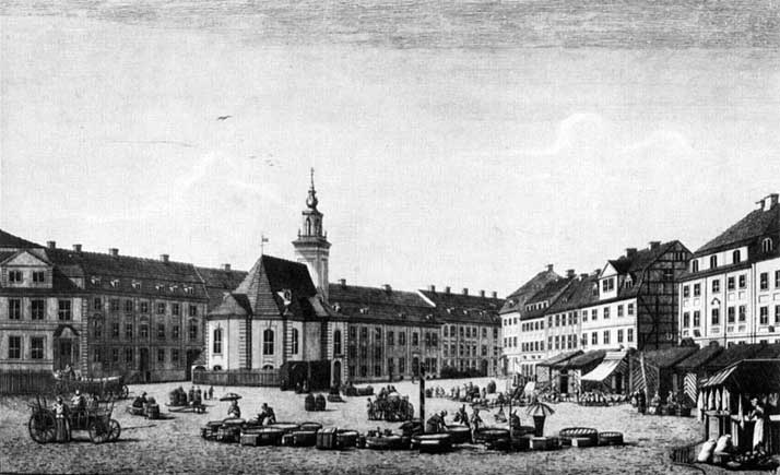 Spittelmarkt in Berlin, 1783