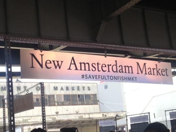 New Amsterdam market, блошиный рынок на Бруклинском мосту